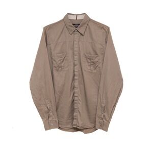 GUCCI‎ - Men's Dress Shirt - Slim Fit Beige (Tom Ford Era) Size EU 42/US 16.5/L